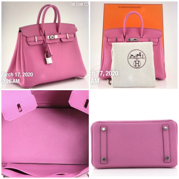 Hermes Birkin Rose magnolia Togo handbag - Picture 2 of 8